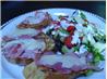 Ham & Cheese Baguette Toast. Recipe by CountryLady