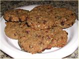 Peanut Butter and Chocolate Chunk Oat Cookies (No Flour)