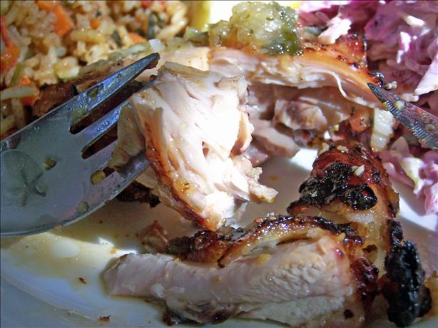 Sweet & Spicy Garlic Grilled Chicken Thighs. Photo by Rita~
