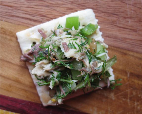 Dill Lover's Green, Green Tinned Fish Salad. Photo by DoubletheGarlic
