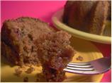Glazed Plum Bundt Cake