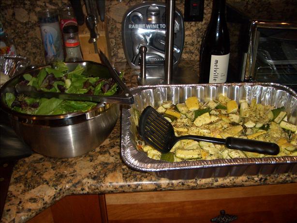 Zucchini and Squash Parmesan. Photo by ksmall