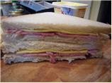 Ham, Cheese and Mayo Sandwich