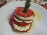 Mozzarella & Tomato Stacks With Rosemary