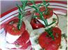 Mozzarella & Tomato Stacks With Rosemary