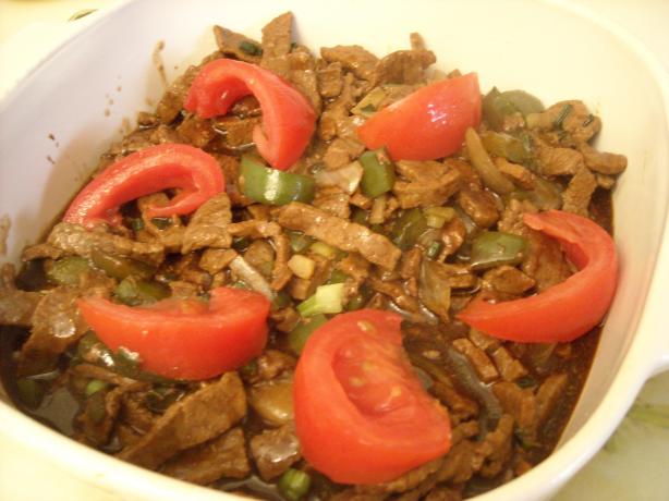 Pepper Steak With Rice. Photo by mums the word