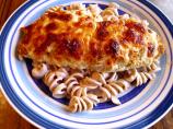 Chicken Parmesan Alfredo. Photo by ktenille