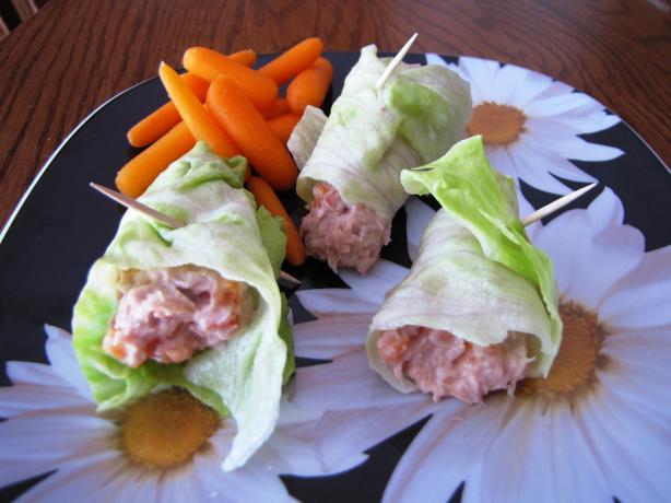 Tuna Salad Roll Ups (Fast, Light, Low-Carb, Snack). Photo by loof