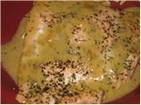 Salmon With Curried Vanilla Rum-Butter Sauce. Photo by HeidiSue