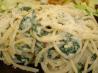 Herb Cheese and Spinach Sauce With Pasta