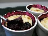 Blueberry(Or Blackberry) Cobbler With Honey Biscuits