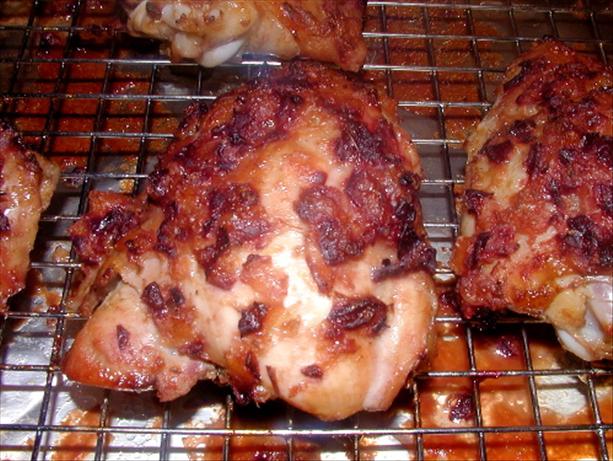 Roasted Chicken Legs With Plum Chili Salsa. Photo by Mrs Goodall