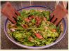 Slow Roasted Tomatoes With Baby Spinach & Pesto Dressing. Recipe by Stardustannie