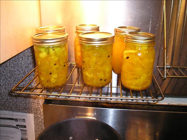 Watermelon Rind Bread and Butter Pickles. Photo by fluffernutter