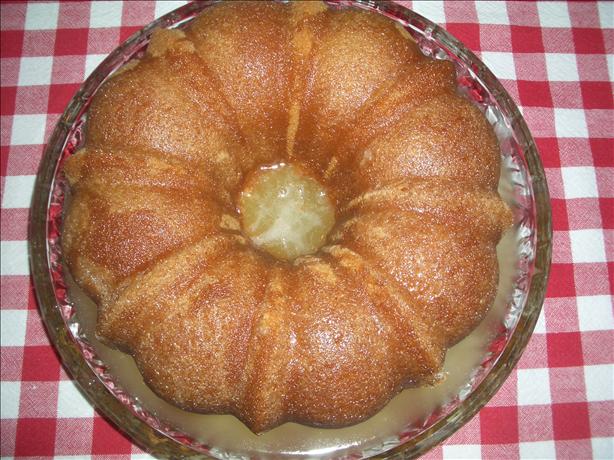Rum Cake With Glaze. Photo by running rachel