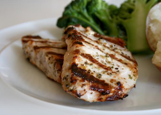 Grilled Greek Pork Chops. Photo by Cookin-jo