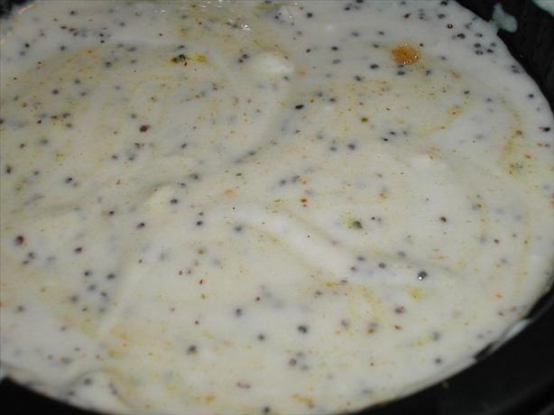 Poppy Seed and Yoghurt Dipping Sauce for Shrimp. Photo by MarraMamba