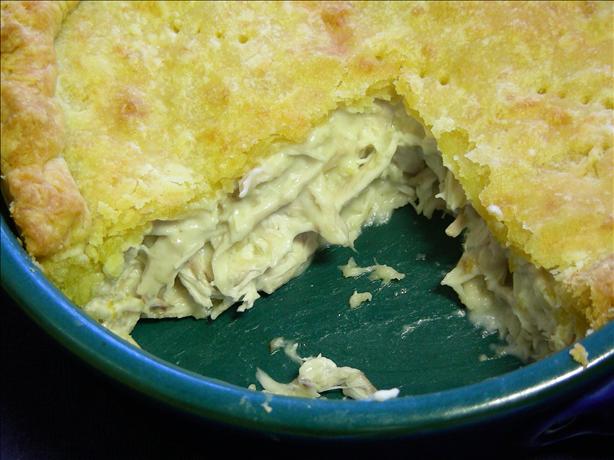 Chicken Pot Pie Without Vegetables. Photo by kiwidutch