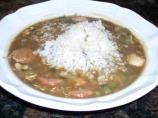Reduced Fat Chicken and Sausage Gumbo