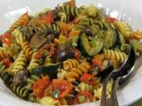 Chickpea and Mushroom Vegeroni Bow Ties.. Photo by dianegrapegrower