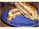 Sausage and Egg Waffle Sandwich