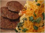 Veggie Saugage and Eggs