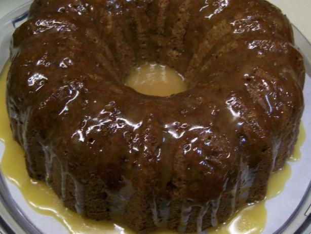 Apple-Nut Cinnamon Bundt Cake With Brown Sugar Glaze. Photo by Crafty Lady 13