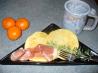 Prosciutto and Rosemary Cornmeal Cakes. Recipe by Recipe Reader