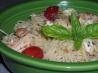 Shrimp With Tomato & Basil Pasta. Recipe by jbe467
