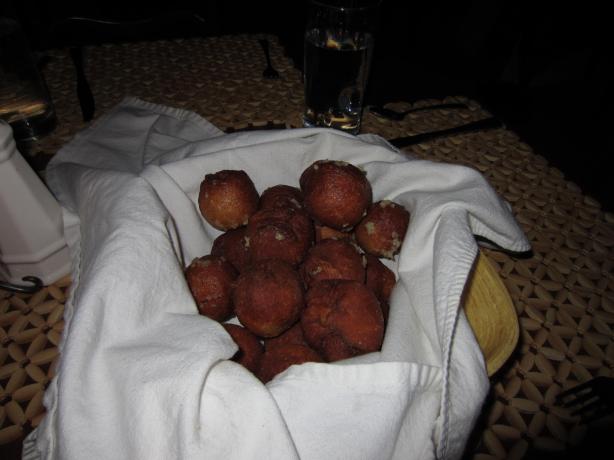 Ukrainian Garlic Bread Puffs: (Pampushky Z Chansykom). Photo by TrebleChef