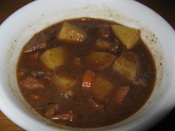 Loz's Slow Cooked Irish Guinness Stew. Photo by AKA_Muddee