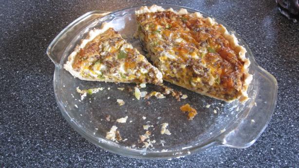 Hamburger Quiche. Photo by NancyDEns