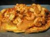 Easy Cajun Shrimp With Corn Flapjacks. Recipe by Recipe Reader