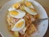 2-Minute Noodles for Two With Ham & Cheese. Recipe by Peter J