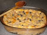 White Chocolate Blueberry Bread Pudding