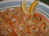 Mediterranean Shrimp With Garlic Chips