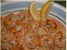 Mediterranean Shrimp With Garlic Chips