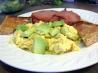 Low-Fat Scrambled Eggs W/ Avocado