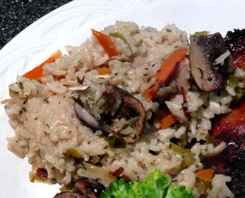 Almond Rice Casserole. Photo by Mikekey