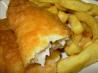 Real English Fish and Chips With Yorkshire Beer Batter