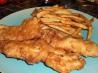 Real English Fish and Chips With Yorkshire Beer Batter