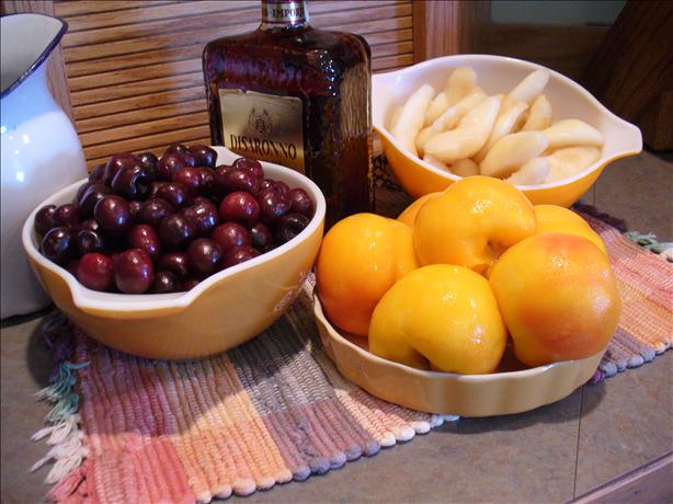 Bing Cherries in Amaretto Juice - Syrup. Photo by Montana Heart Song