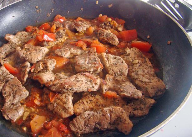 Saut&eacute;ed Boneless Pork Chops With Tomato-Sage Pan Sauce. Photo by Derf