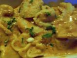 Tortellini With a Tomato-Basil Cream Sauce. Photo by Marlitt