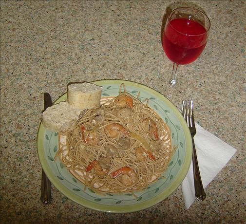 Linda's Lemon Shrimp a La Vodka Pasta. Photo by Linda's Busy Kitchen