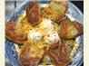 Oven-rack Baked Potatoes. Recipe by William (Uncle Bill) Anatooskin