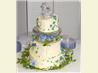 White Chocolate Wedding Cake. Recipe by Chef Kathy