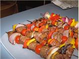Teriyaki Beef Kabobs. Photo by megnbrycesmom