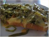 Green Beans & Cheese on Toast