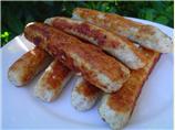 Homemade Chicken & Bacon Sausages